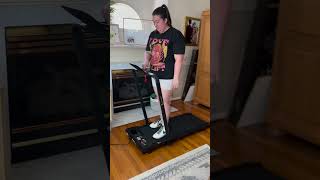 Check out montanasmotivations unboxing video to see her experience with CT04 foldable Treadmill [upl. by Adnav18]