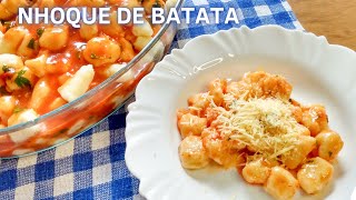 NHOQUE DE BATATA  Receita fácil e deliciosa [upl. by Aneelas242]