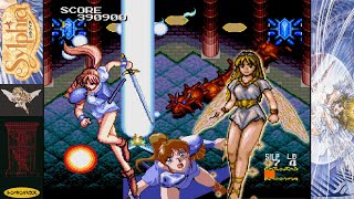 Sylphia シルフィア Game Sample  PC Engine CD [upl. by Ihdin]