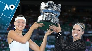 HlavackovaPeng v MattekSandsSafarova match highlights Final  Australian Open 2017 [upl. by Stephanie143]