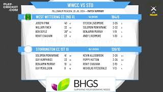 West Wittering CC 2nd XI v Storrington CC 1st XI [upl. by Ahtaela]