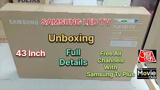 Samsung 43 inch Led Tv Full Review amp Unboxing Samsung Full Hd Smart Tizen led tv UA43T5410AKXXL [upl. by Sander510]