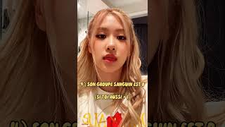 COMBIEN ASTU DE POINTS COMMUNS AVEC ROSÉ DE BP kpop bp rosé [upl. by Imeaj]