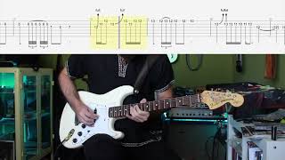 Blackmores Night  The Circle live in York guitar solo LESSON [upl. by Lesak698]