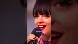 Lily Allen  Somewhere Only We Know music live [upl. by Maxama3]