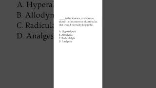Quiz Time  Pain amp analgesia 2 anesthesia pharmaquiz [upl. by Keyes]