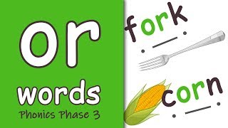 or Words  Blending Phonics Phase 3 [upl. by Ocinemod]