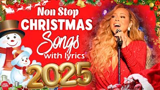 Nonstop Christmas Songs Medley 2025 🎅🏼 Best Christmas Songs Of All Time 🎄 Christmas 2025 Lyrics [upl. by Charteris736]