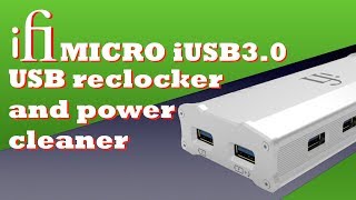 iFi Micro iUSB30 reclocker and power cleaner [upl. by Reitman]