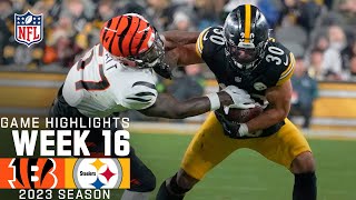 Cincinnati Bengals vs Pittsburgh Steelers  2023 Week 16 Game Highlights [upl. by Aleiram672]