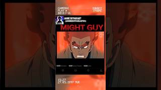 MIGHT GUY GATE OF DEATHnaruto viralvideo viralshort shorts mightguy 8gates madara [upl. by Gregrory]