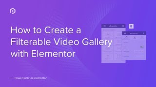 How to Create a Video Gallery on your Website Using Elementor  PowerPack Elements Addons [upl. by Rosenberg331]