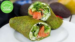 REZEPT Gesunde Wraps selber machen  Mit Lachs amp Frischkäse [upl. by Barta876]