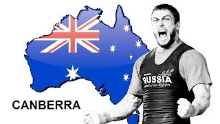 Dmitry Klokov  Australia Canberra 1416012014 [upl. by Yrolam]