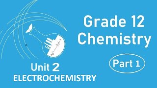 Grade 12 Chemistry Unit 2 Electrochemistry Part 1 [upl. by Silva809]