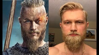 VIKING STYLE First time trimming the beard [upl. by Cyrie]