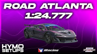 iRacing Hotlap  McLaren 570S GT4  Road Atlanta  FTSC  2024 S4 Week 4 [upl. by Fredelia179]