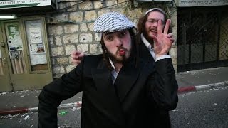 UltraOrthodox Jews celebrate Purim in Jerusalem [upl. by Kilan]