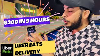 Uber Eats in Canada 2023  How I made 300 in less than 9 Hours Earnings Revealed for Int Students [upl. by Htebazileyram]