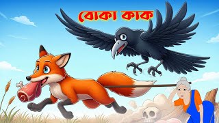 বোকা কাক ও চালাক শিয়াল  Bangla cartoon Thakumarjhuli  Tusher Agun [upl. by Germano]