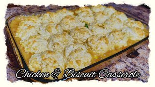 Chicken amp Biscuit Casserole  How To Make Chicken and Biscuit Casserole  Chicken Casserole Recipes [upl. by Lesirg821]