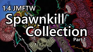 Terraria 14  JMFTW Spawnkill Collection Part 1 PreHard Bosses [upl. by Jehius]