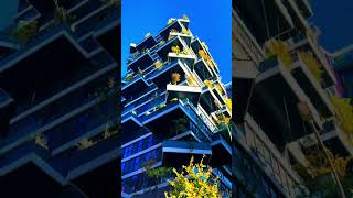 🌳🌆 Bosco Verticale  Transforming Cities with Green Skyscrapers 🌱🏙️ greeklandmarks mustwatch [upl. by Ahsekim]