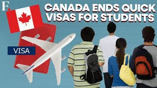 Canada Terminates Popular Student Visa Scheme Indian Pakistani Students Affected [upl. by Wandie672]