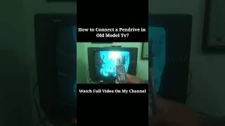 Shorts How to connect a Pendrive in Old Model TV  Using Setup Box in Tamil [upl. by Bertelli]