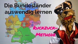 Schulfritz Die Bundesländer auswendig lernen [upl. by Hildegarde]