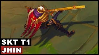 SKT T1 Jhin Skin Spotlight League of Legends [upl. by Ennire945]