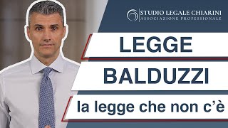 Legge Balduzzi la legge che non cè [upl. by Ibrad881]