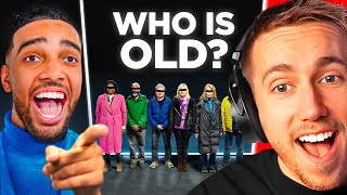 Miniminter Reacts To 6 Old People Vs 2 Secret Young People [upl. by Tenner834]