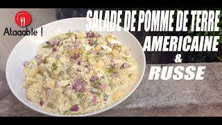 Salade de Pomme de terre  Américaine et Russe [upl. by Anihsit]