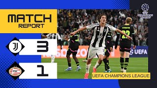 Juventus 31 PSV  UEFA Champions League 202425  juventus psv [upl. by Eeral]