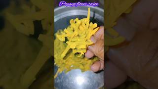 Papaya flower recipe 🤗😀😀😀 ytviral ytshorts ytshortsindia [upl. by Wilt]