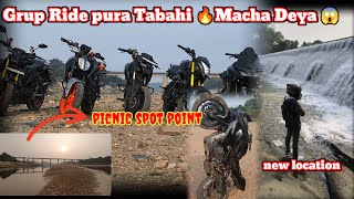 Grup Ride Me Pura Tabahi🔥 Macha deya  Picnic Spot Point  New location Urimari [upl. by Summons]