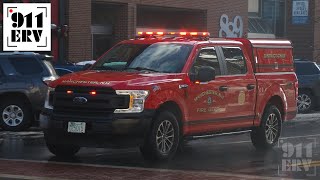 Manchester Fire Truck Responding  ExCar 1 [upl. by Uzzi411]