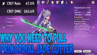 Why you need Primordial Jade Cutter on your main DPS [upl. by Cesya]