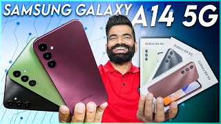 Samsung Galaxy A14 5G Unboxing amp First Look  5G For Everyone🔥🔥🔥 [upl. by Clair]