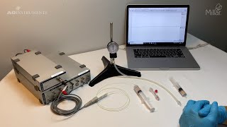 Calibrating a Millar Catheter Using the Pressure Gauge Kit [upl. by Ecirp]