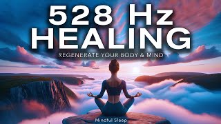 528 Hz Healing Frequency  Relaxing Brain Waves  Mindful Sleep [upl. by Kazue]