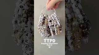 🤍 TTPD Friendship Bracelet Ideas with lyrics Part 2 taylorswift erastour ttpd swifties shorts [upl. by Slater]