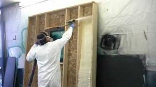 Polyurethane Spray Foam Demo Video [upl. by Archangel]