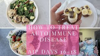 How to treat Autoimmune Disease  What I ate AIP Days 16 18 [upl. by Adnilema]