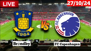 Brøndby vs FC Copenhagen  Superliga  Live Match Score Today [upl. by Frymire]