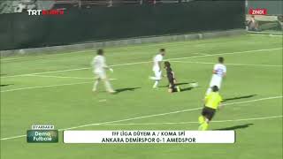 Maç Özeti  Ankara Demirspor 01 Amedspor [upl. by Karlyn599]