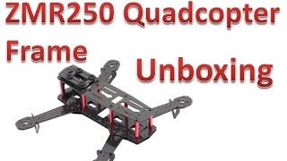 ZMR250 FPV Carbon Mini Quadcopter Frame Kit Unboxing Español [upl. by Noeled]