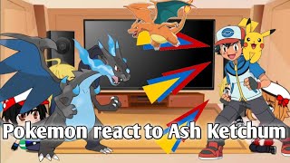 Pokemon react to Ash KetchumshipAsh vs Leon [upl. by Yrrad874]