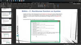 Backburner 2020 ile Render Farm Oluşturma Webinar [upl. by Attezi]